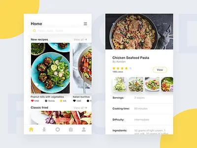 Kitchen Story billing eat food health interface kitchen medical mobile patient price restaurant