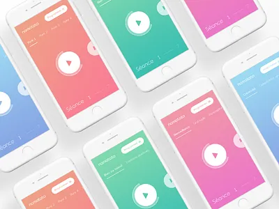 Namatata Redesign meditation mobile namatata player redesign responsive