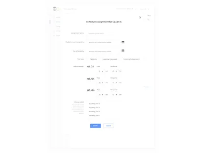 Form design education form toefl ui