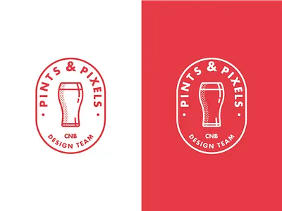 Pints & Pixels beer branding halftone icon logo meetup minimal pint pixels