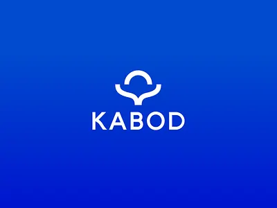 Kabod Logo blue branding christian final gradient guide kabod logo style vector