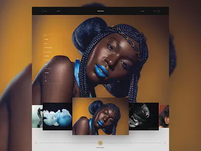 Pentax Ricoh camera design gold hotspots landing photography scroll ui ux web website