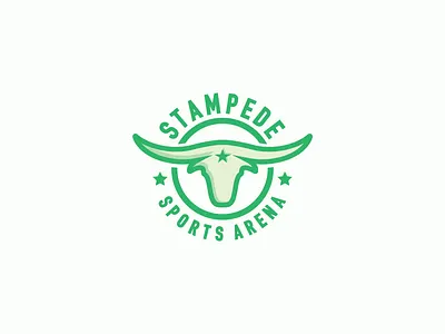Stampede Sports Arena - Proposed Logo follow football hobby lacrosse logo longhorn players recreation soccer southlake sports texas