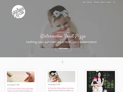 Garvin And Co Design Concept blog design theme design web design wordpress