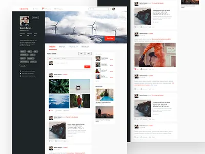 Travellers social platform blog feed landing plan post profile share social travel ui ux
