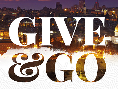 Give & Go Bookmark bookmark brushes photo playfair reversed type type