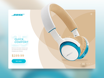 Bose Slider blue bose brown circle headphone music slider sound white