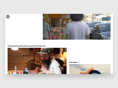 1964 Supply Co artist blog cannabis clean color design inspiration marijuana minimal ui ux web