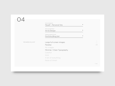 Onboarding Slide / 04 clean minimal onboarding photography walkthrough website