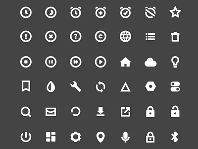 3pt icon set 3pt icon set