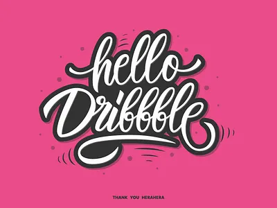 Hello Dribbble debut dribbble first hello lettering shot splash thanks ui ux