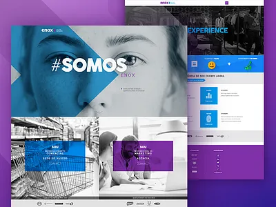 Website ENOX On Life Media design experience interface layout media page ui ux web website