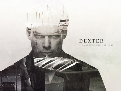 Double Exposure Series - Dexter double exposure netflix photography retouching tv