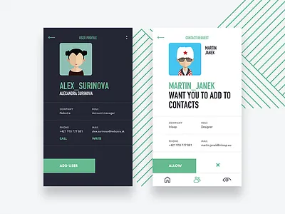 Profiles / Chat app app chat ios profile