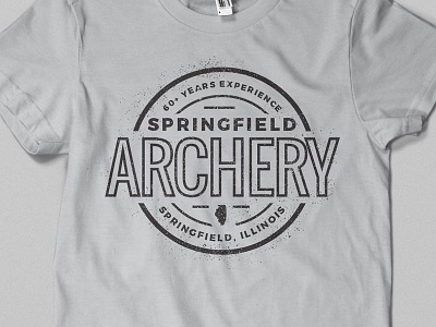 Springfield Archery Badge Apparel Design archery bow hunting illnois outdoors