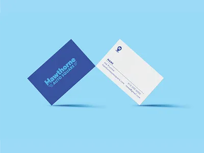 Hawthorne Auto Square | Collateral branding businesscards businesstime cards flag identity lettering letterpress poster print