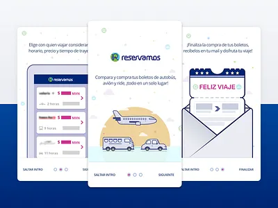 Onboarding app illustration ios