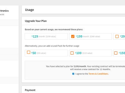 Tradie Portal UI edit hipages tradies ui