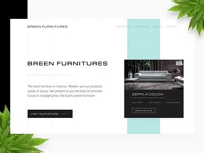 Hero Exploration color design figma flat hero interface landing modern typography ui vector web