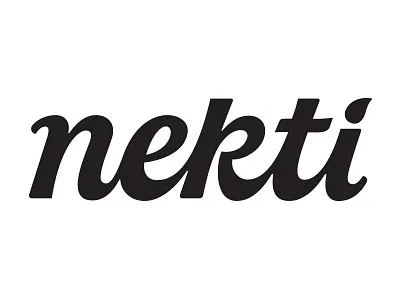 necti trace juice lettering logo