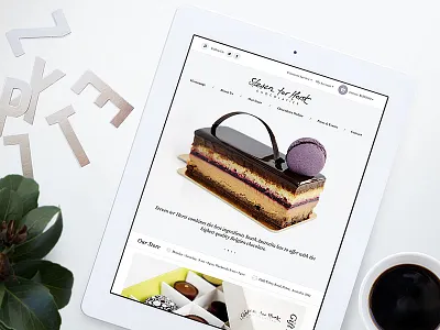 Steven ter Horst elegant gray minimalistic online store sketch ui ux web shop