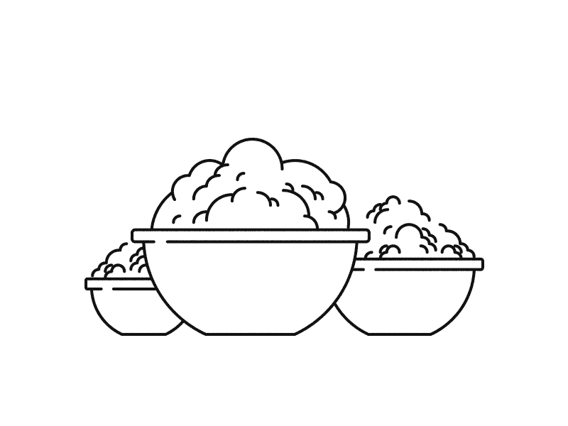 Food Icons icon line pixel
