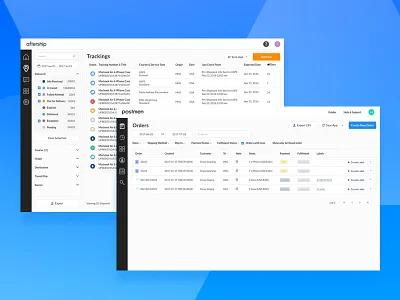 AfterShip & Postmen Secure Site Rebranding color flat rebranding return shipping tracking uiux web website