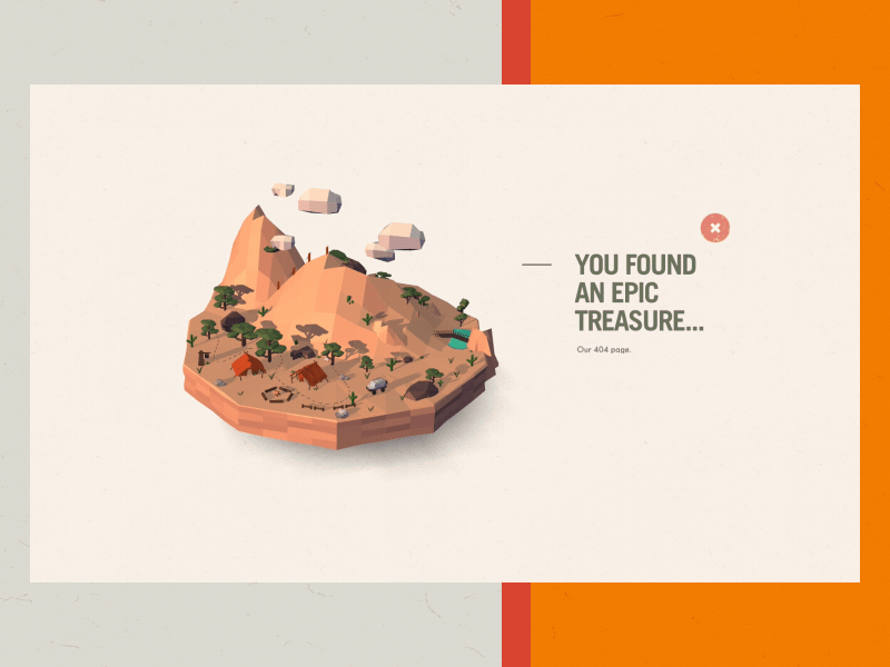 Epicurrence No.6; 404 treasure hunt 404 epicurrence error map navigation oops