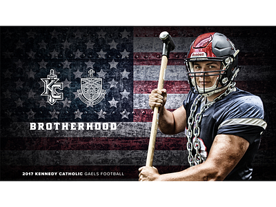 Kennedy Catholic Football - Brotherhood football photoshop poster sports