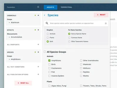 Data and User Input Heavy Application application data design form input sidebar style user web app