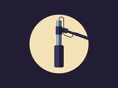 Video Mic Revised boom color icon mic microphone shotgun ui video