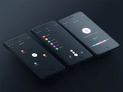 IoT Based device search app android app application black connect ios iot signal siri time voice wave