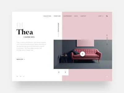 Sofa Layout betraydan design layout minimal sofa typography ui ux