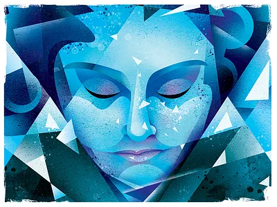 Wrapped in Plastic - Twin Peaks Fan Poster cool creepy geometric laura palmer poster television tv twin peaks