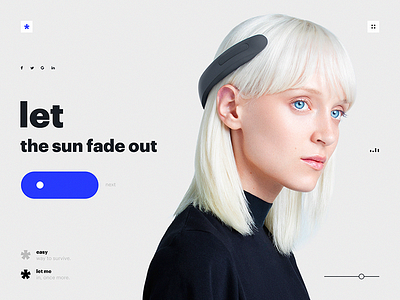 Let * category headphones landing music onepage redesign shop slider store ui ux web