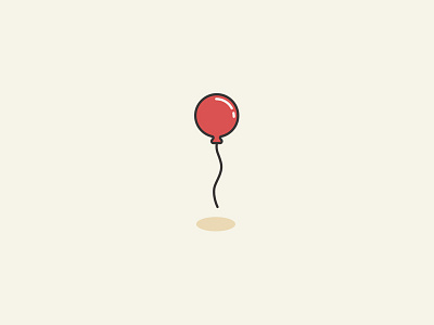 Balloon Pin for Roam balloon band cactus clean enamel pin pop punk red roam simple