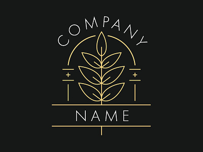 Unused Leaves Concept illustration leaves logo modern