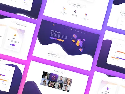 landing page calendar design hero illustration image interface landing page site ui user web