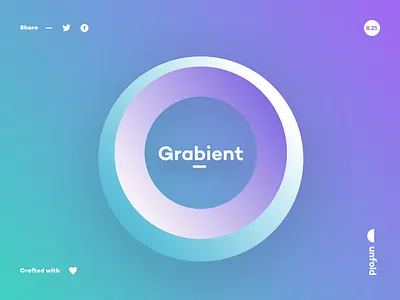 Grabient! colors gradient illustration logo modern website