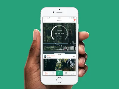 Sports Tracker app application fitness fitness tracking ios product design sports sports tracker ui