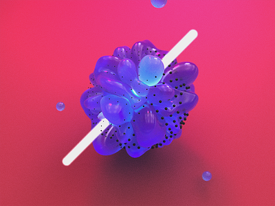 The Singularity 3d c4d displacement gooey render surrealism