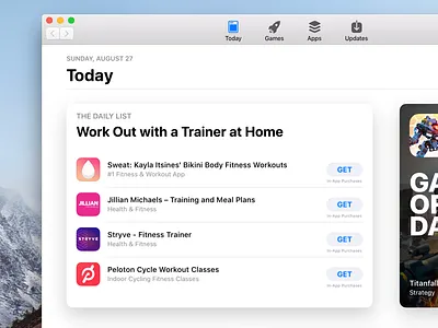 MacOS High Sierra App Store appstore macos redesign sierra ui ux