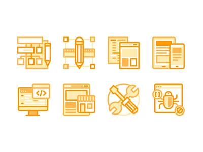Zenfox Icon Vol.1 app bug design develop e commerce icon mobile services strategy