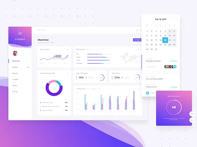 Dashboard colorfull dahsboard data data vizualisation desktop graphic metrics product design reporting ux ui web webapp