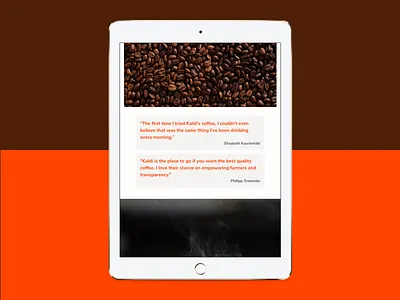 Happy customer blockquote atomic blockquote coffee css footer html responsive tachyons warm web