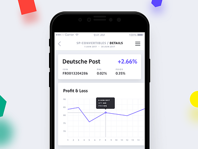 Graph iOS app banking design finance graph ios kalman magyari mobile statistics