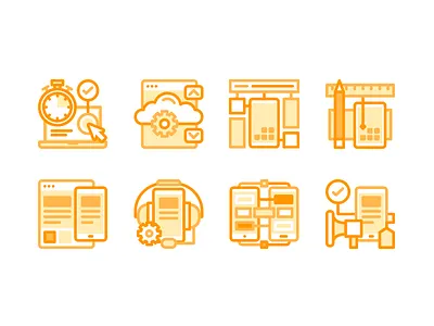Zenfox Icon Vol.2 app bug customer support design develop e commerce icon marketing mobile services strategy
