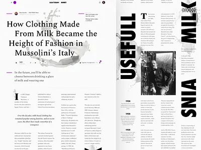 USA Today Big News №4 book cinema design interface material news selebriti slide web