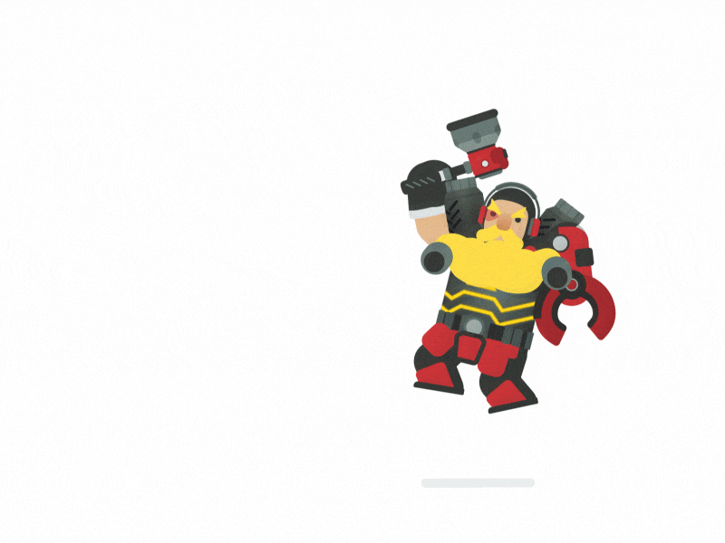 Torbjorn character animation deekay duik overwatch rigging torbjorn