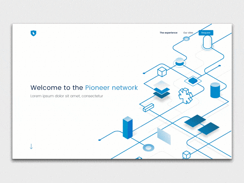 Landing bogota clinical digital geometry interactive isometric landing network newyork pioneer treatments ui